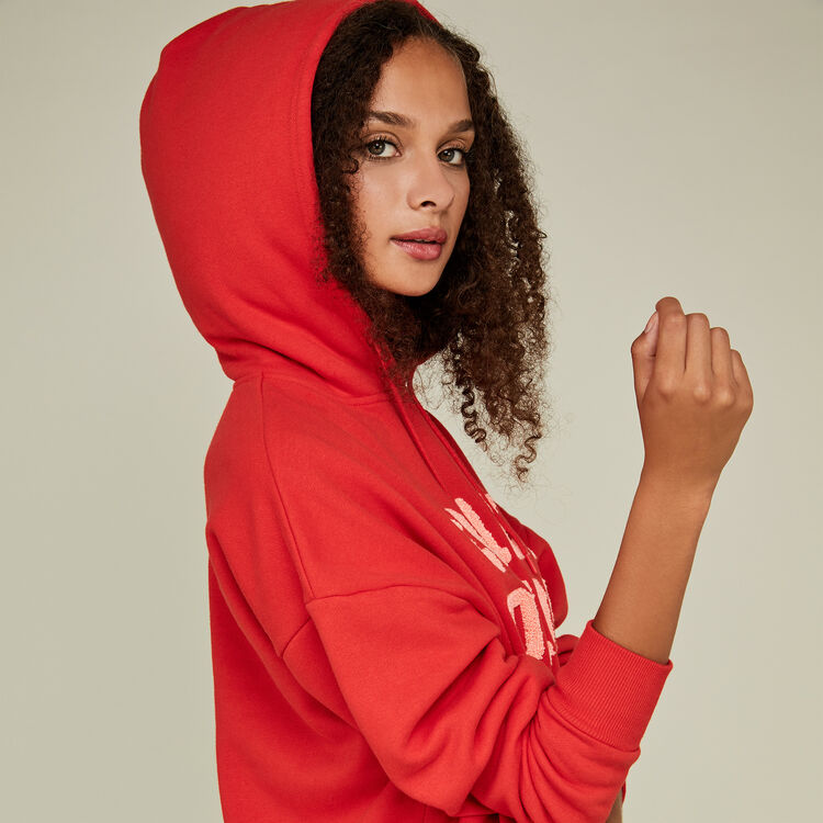 Sudadera roja ropliziz red.