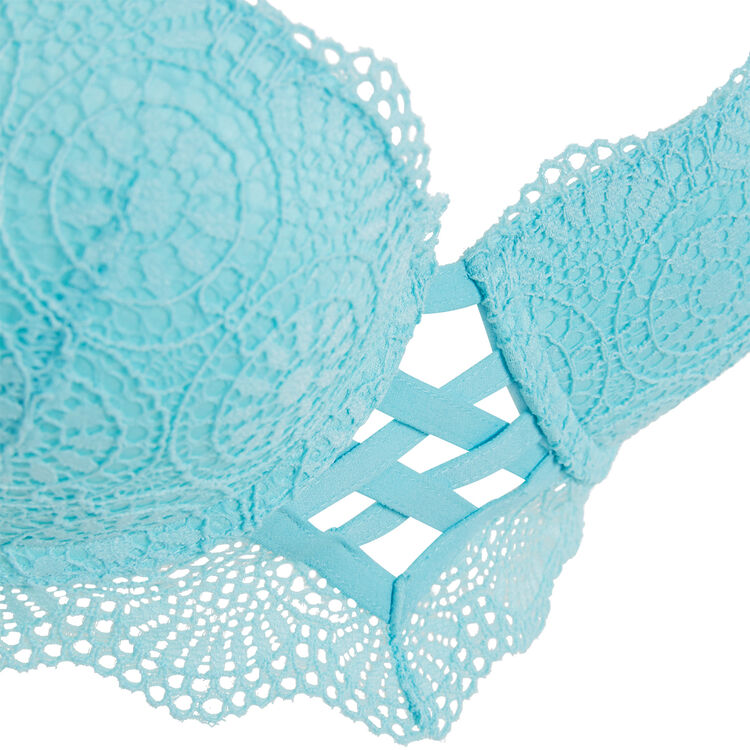 Sujetador corpiño push-up azul cielo totoiz Sujetador corpiño push-up azul cielo totoiz;