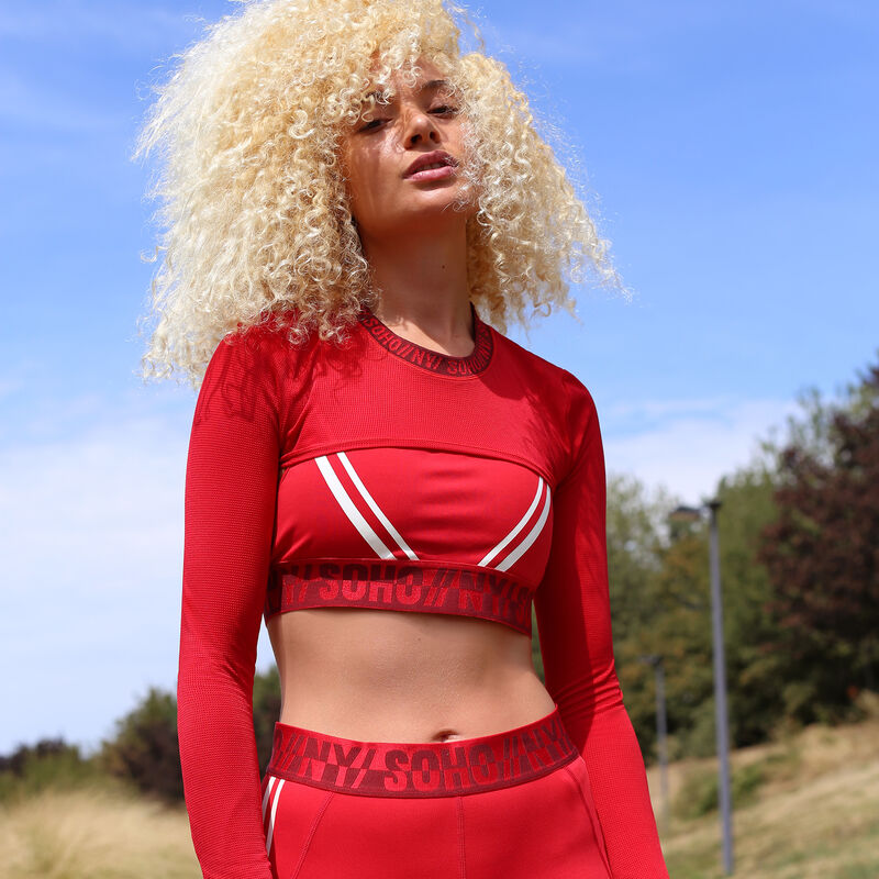 Top de sport court - rouge Top de sport court - rouge;