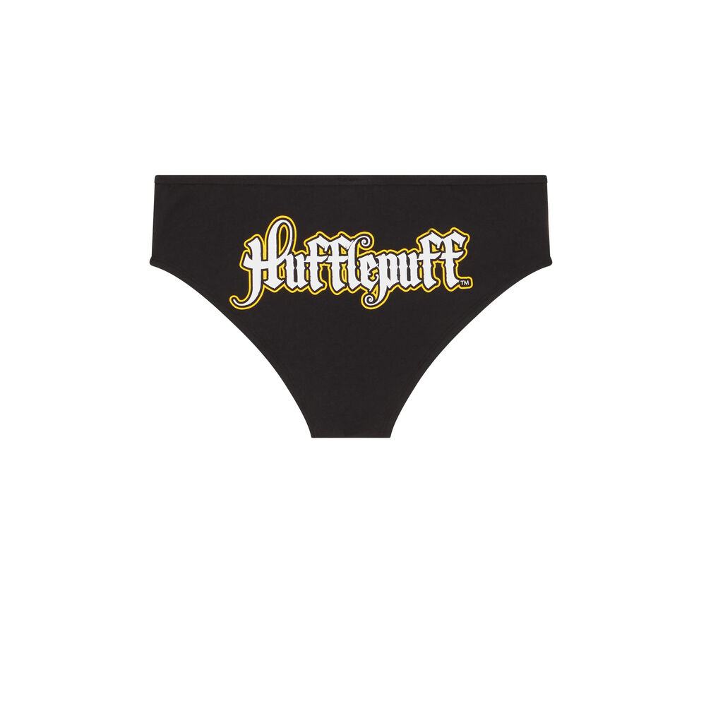 Braguita culotte con mensaje harry potter - negro negro.