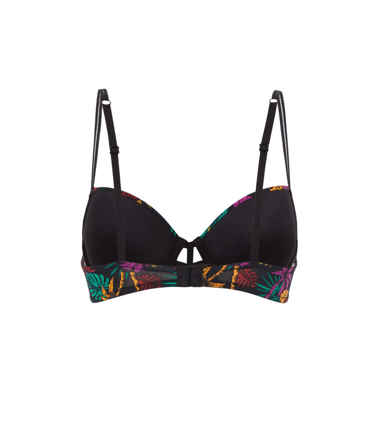 Sujetador push-up de microfibra - negro negro.