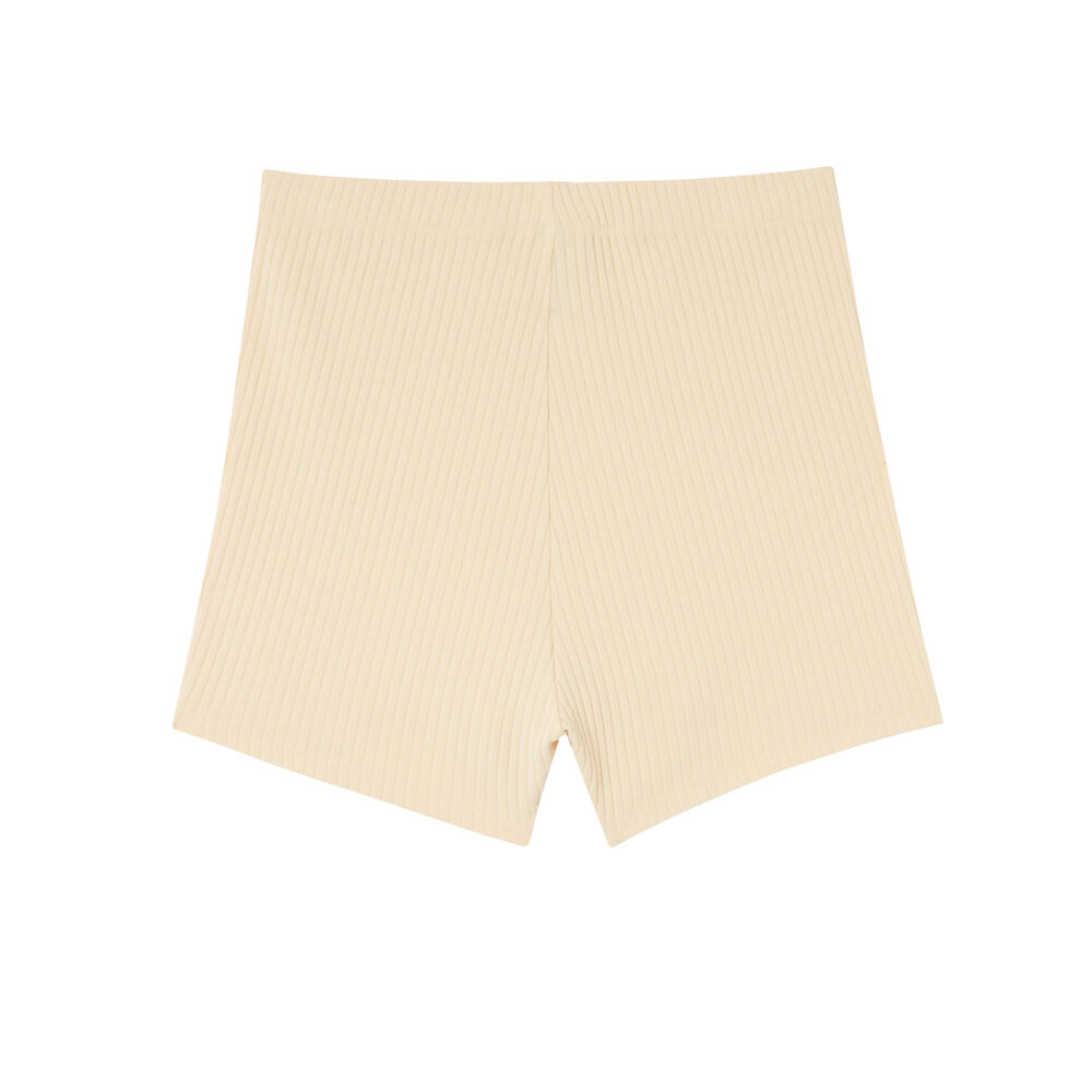 Pantalón ciclista liso - crudo crudo.