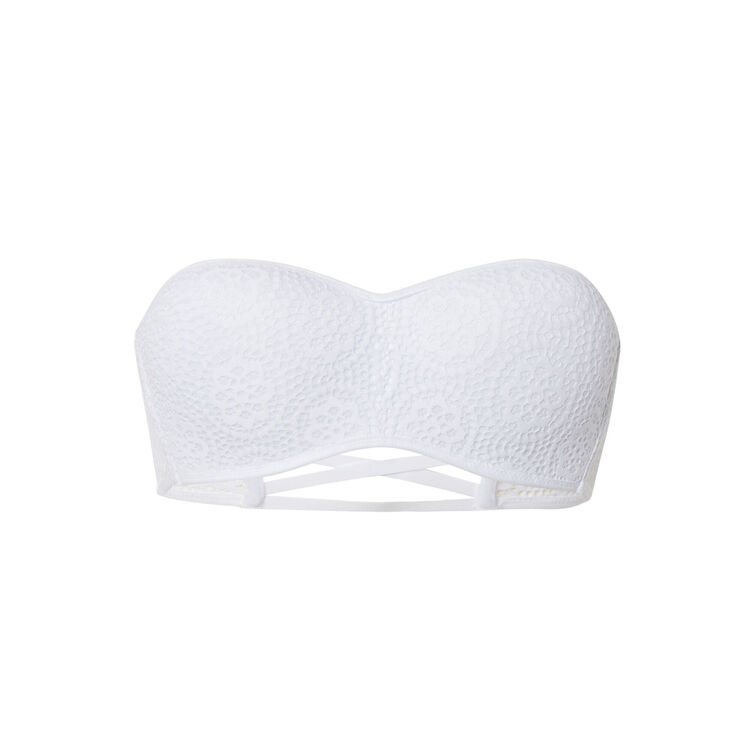 Sujetador blanco sin tirantes cupiz Sujetador blanco sin tirantes cupiz;
