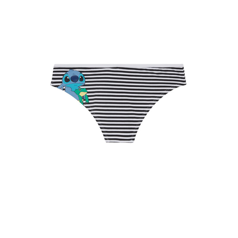 Braguita culotte a rayas Stitch - negra Braguita culotte a rayas Stitch - negra;