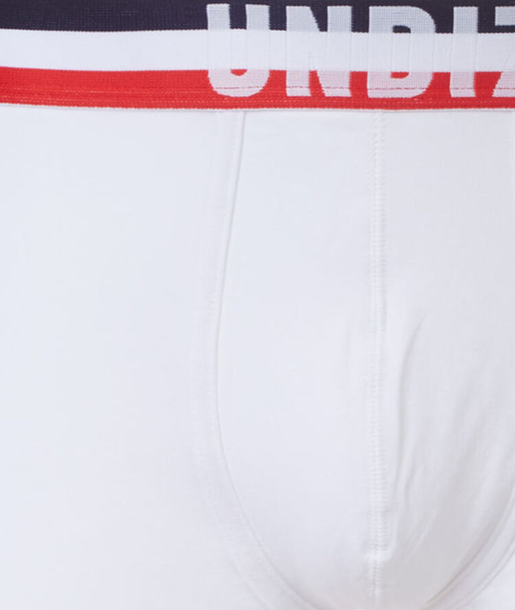 B&oacute;xer de algod&oacute;n frenchiz blanco.