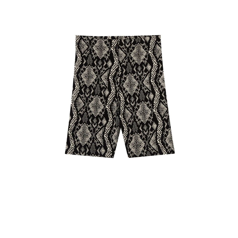 Pantalón ciclista efecto pitón - crudo crudo.