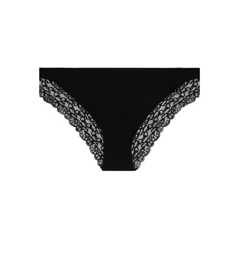 Braguita de microfibra shomiz negro.