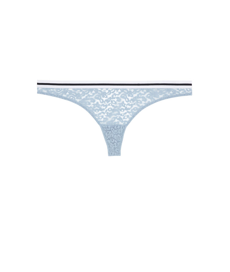 Braguita tanga azul marino secretiz leopiz azul.