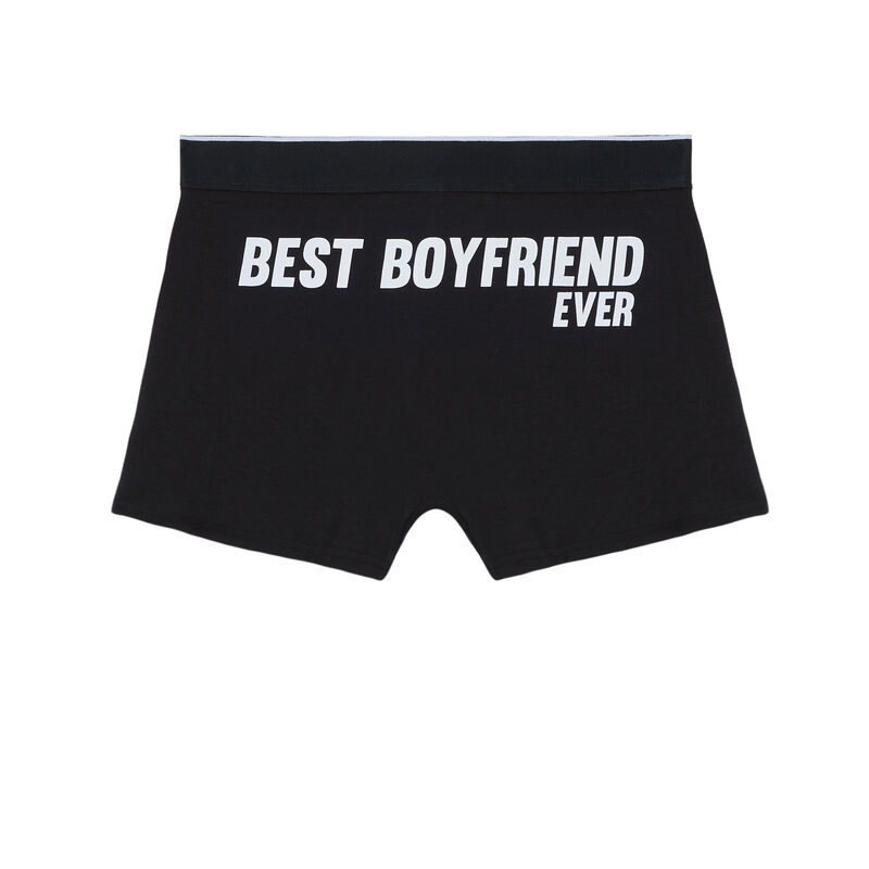 bóxer con estampado best boyfriend ever - negro bóxer con estampado best boyfriend ever - negro;