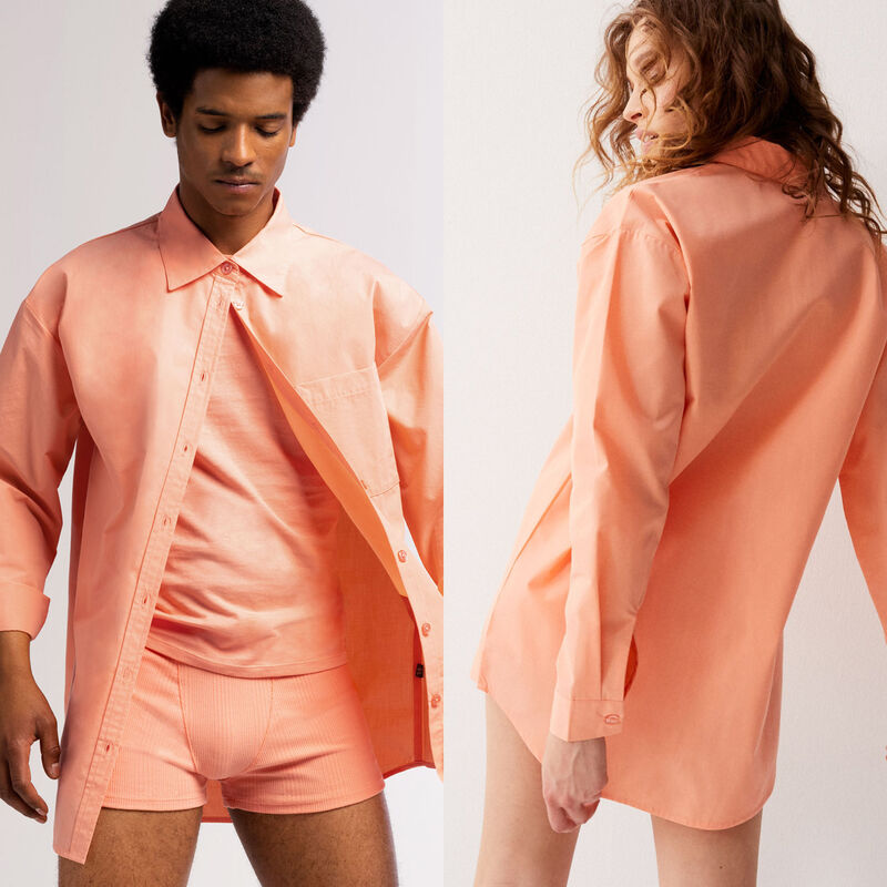 Camisa unisex - melocotón Camisa unisex - melocotón;