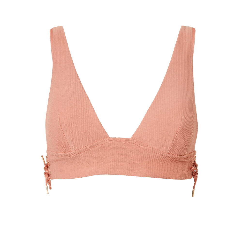Sujetador con lazos aya x undiz - rosa nude rosa.