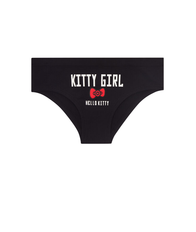 Shorty imprimé hello kitty birthdayiz noir.