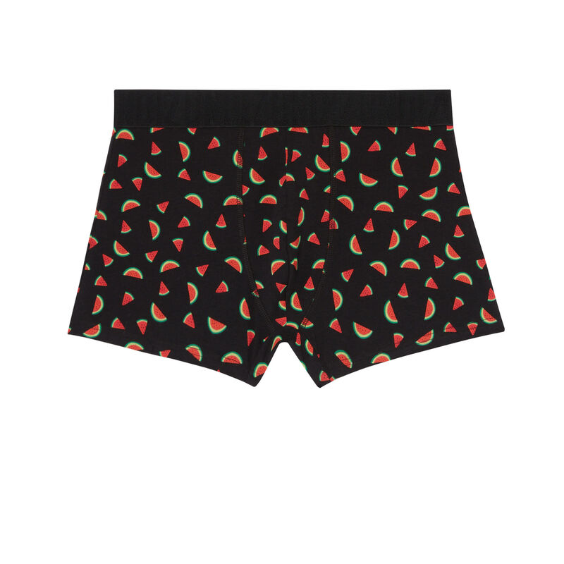 bóxer con estampado de sandías - negro bóxer con estampado de sandías - negro;