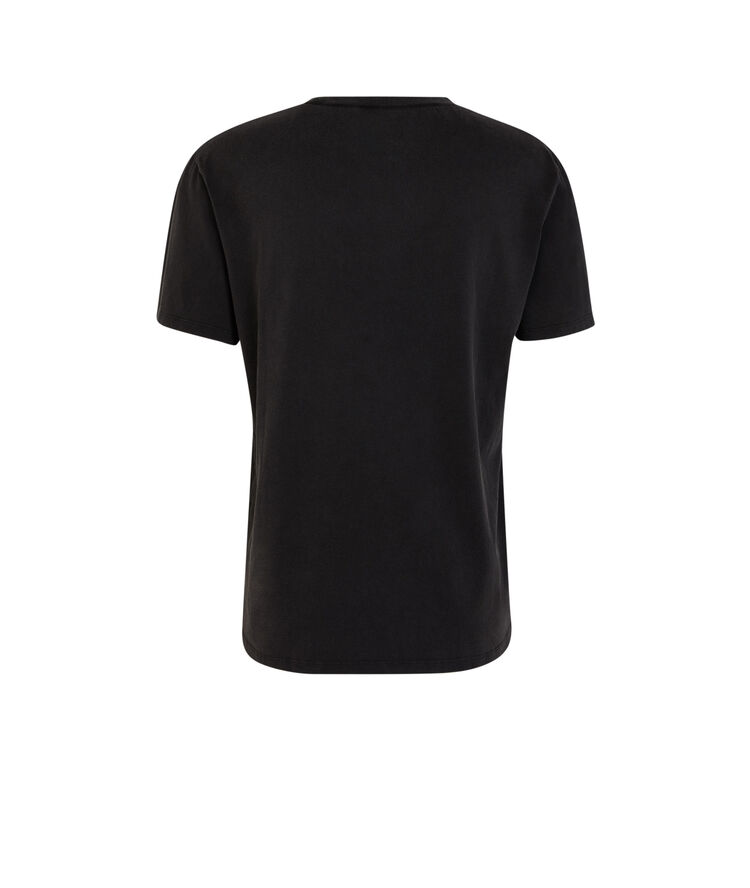 Camiseta con estampado gunrosiz negro.