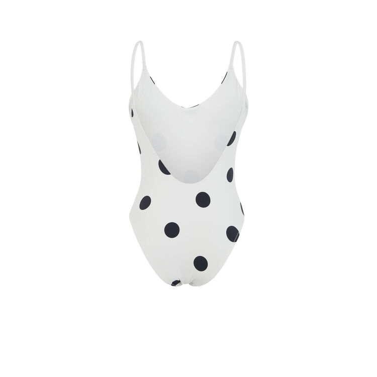 Bañador blanco de topos Isladottiz Bañador blanco de topos Isladottiz;
