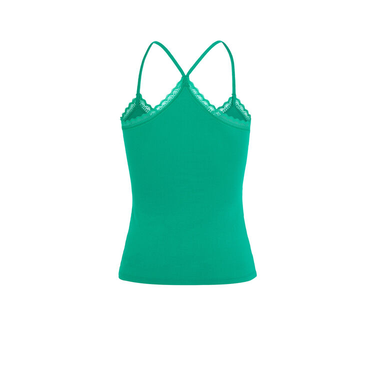 Top verde esmeralda vitamiz verde.