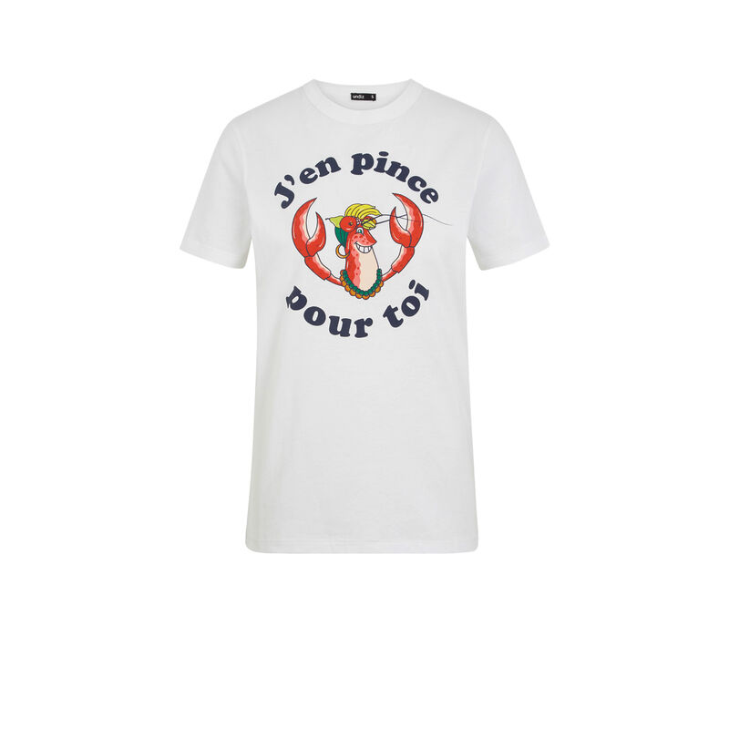 Camiseta blanca estampada Jenpinciz Camiseta blanca estampada Jenpinciz;