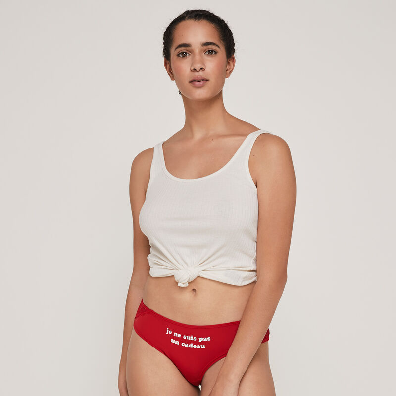 Culotte de satén con encaje de lazo beaucadidiz Culotte de satén con encaje de lazo beaucadidiz;