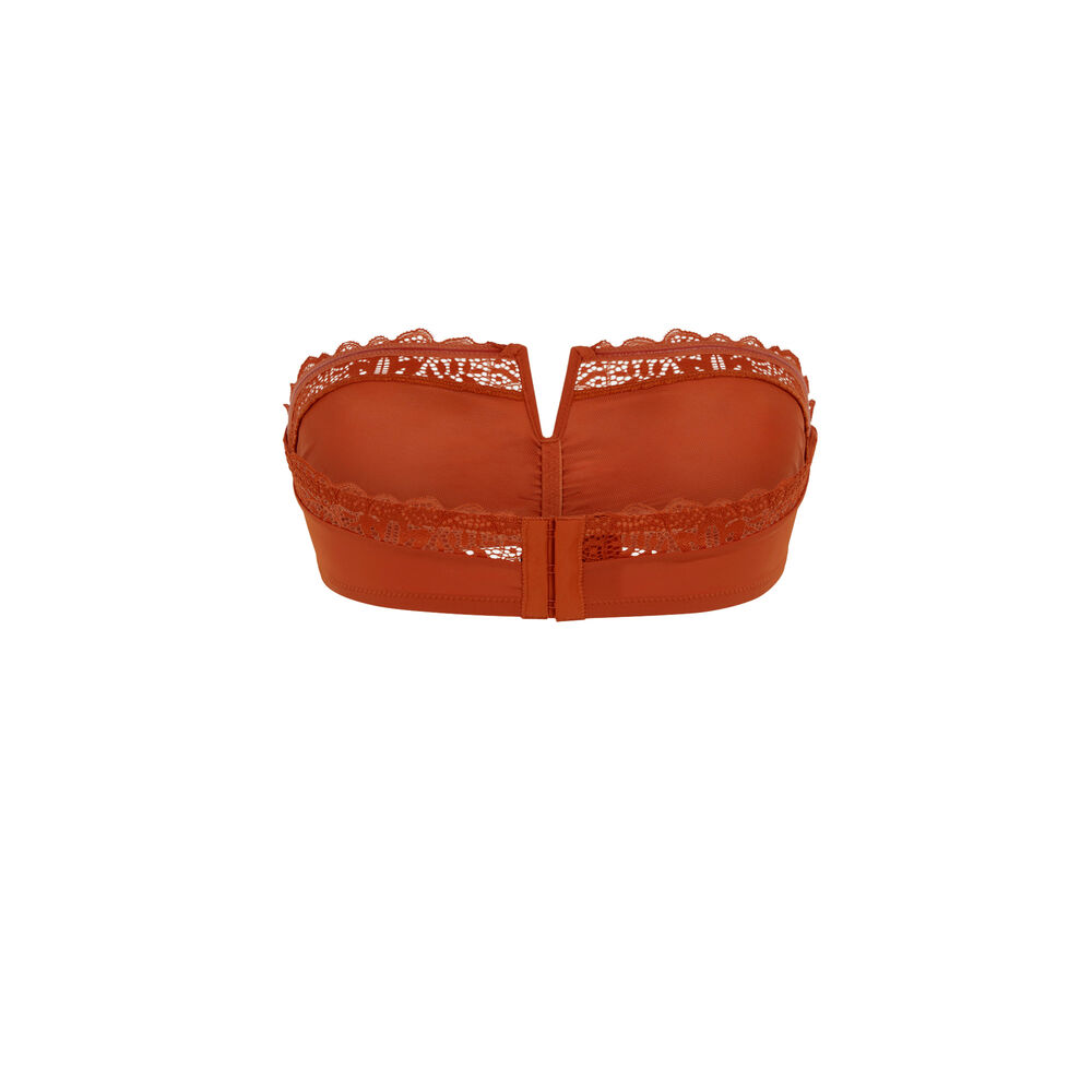 Sujetador bandeau - marrón marrón.