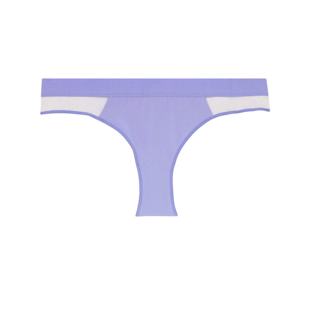 Braguita culotte con banda - azul azul.
