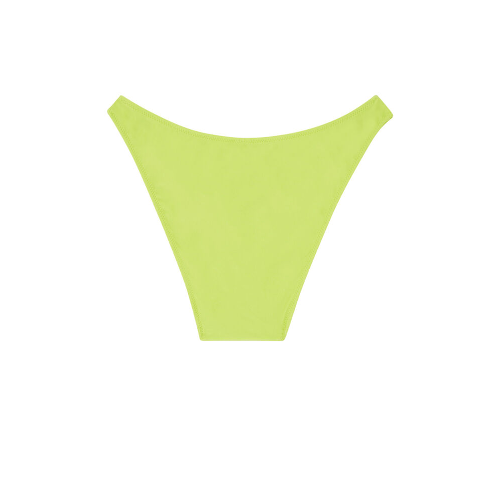 Parte de abajo de bikini braguita escotada - verde verde.