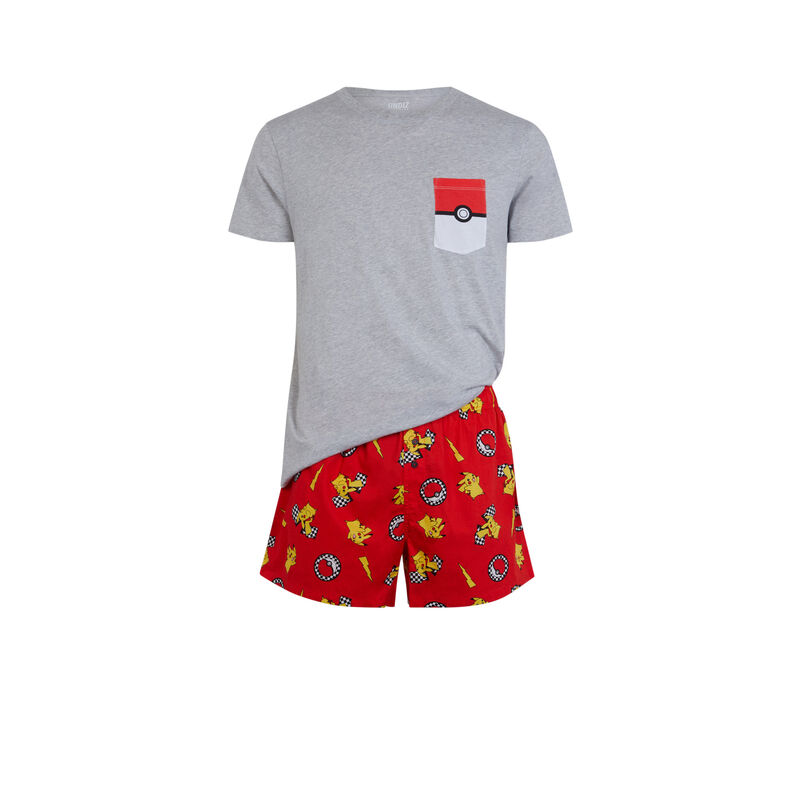 Conjunto de pijama top + calzón licencia Pokémon pockeraciz Conjunto de pijama top + calzón licencia Pokémon pockeraciz;