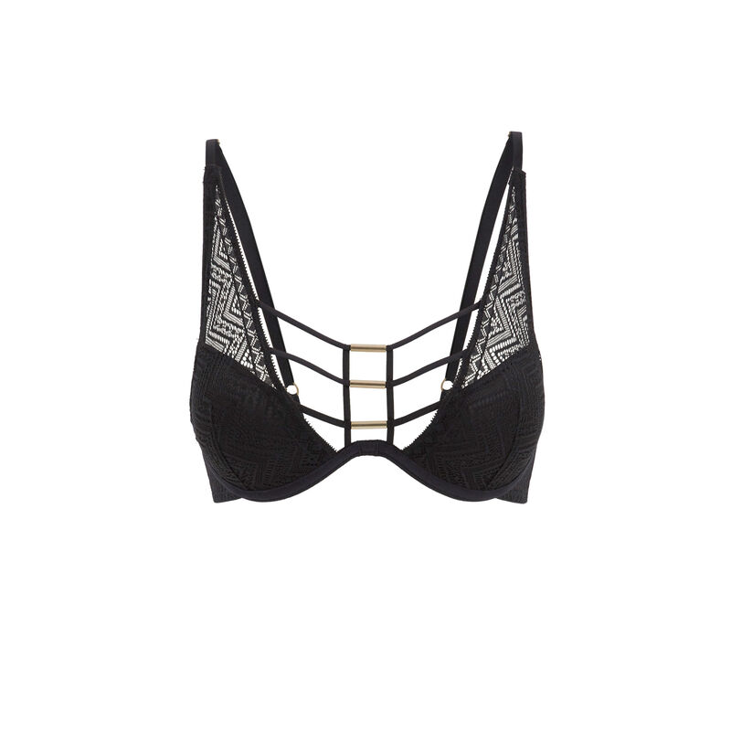 Sujetador push-up negro downtowniz Sujetador push-up negro downtowniz;