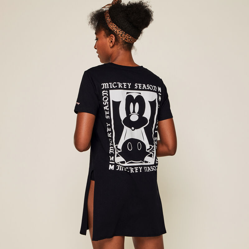 Top de manga corta con estampado Mickey blackmickiz Top de manga corta con estampado Mickey blackmickiz;