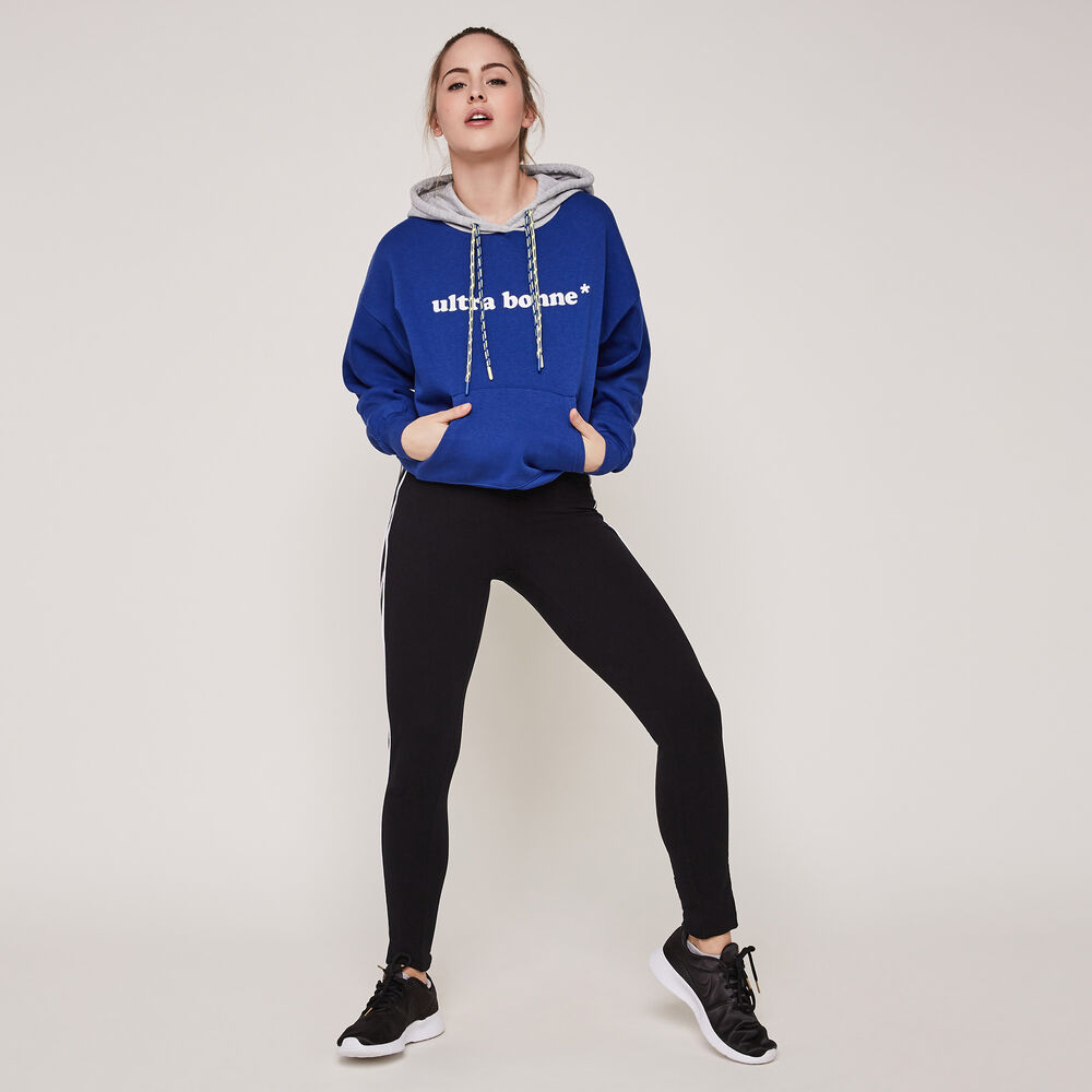 Sudadera con capucha ultraiz azul.