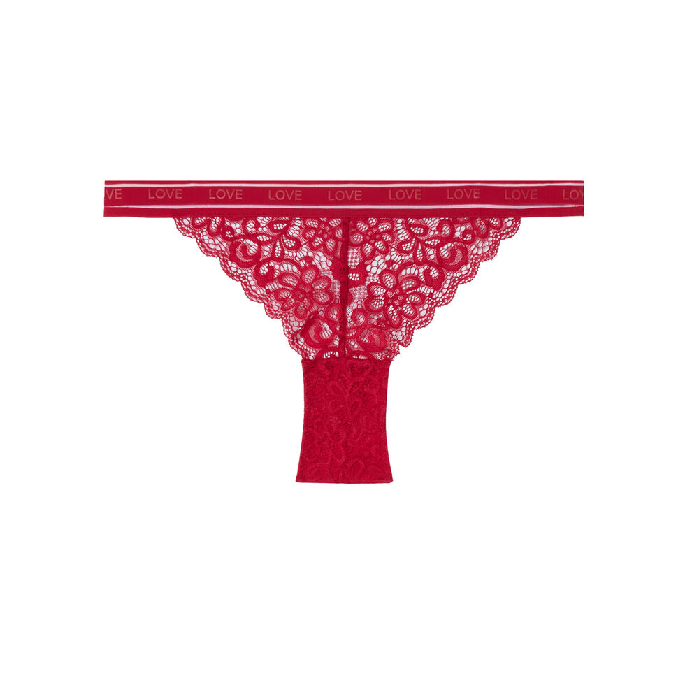 Braguita de encaje - rosa rosa.