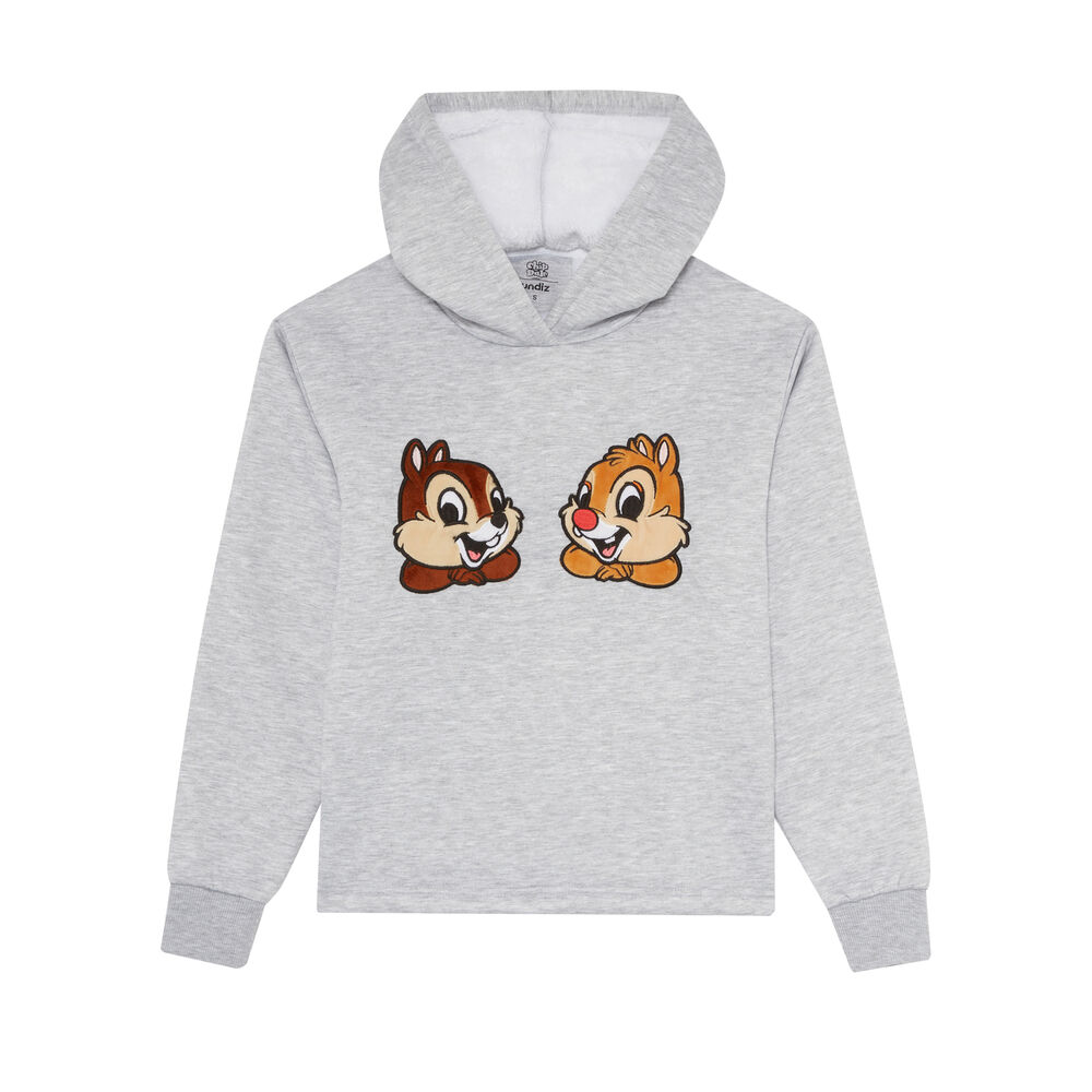 Sudadera chip y chop - gris gris.