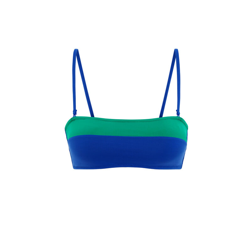 Top de bikini sin tirantes verde esmeralda Colorsurfiz Top de bikini sin tirantes verde esmeralda Colorsurfiz;