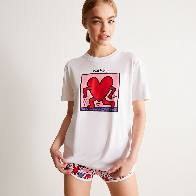 shorts con motivos - blanco shorts con motivos - blanco;