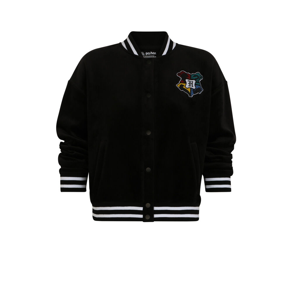 Chaqueta con emblema harry potter - negro negro.