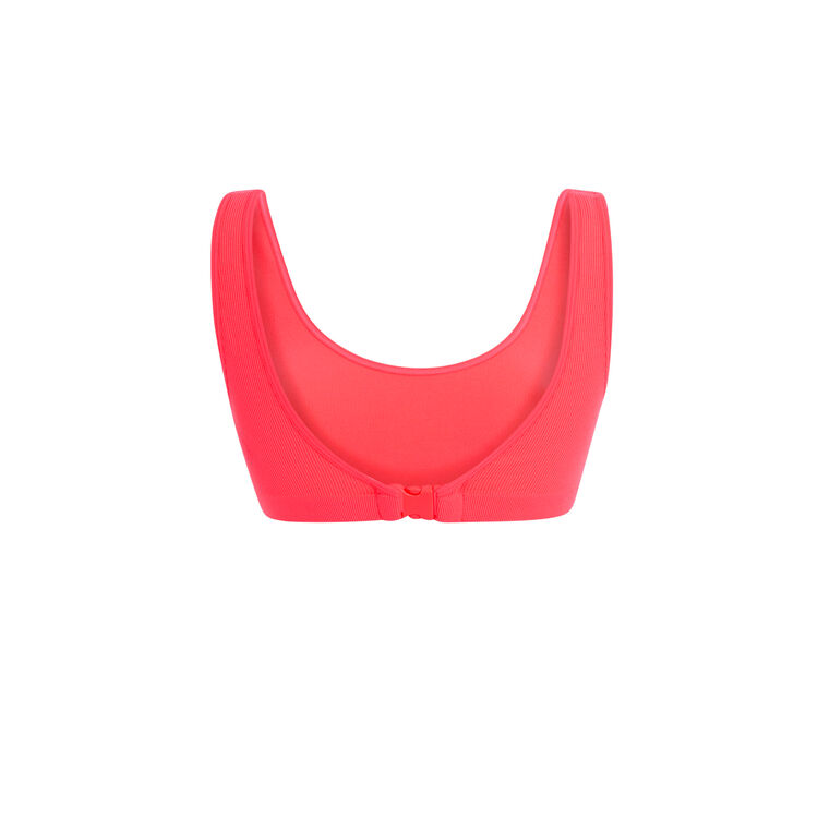 Sujetador coral fluo monochromiz rosa.