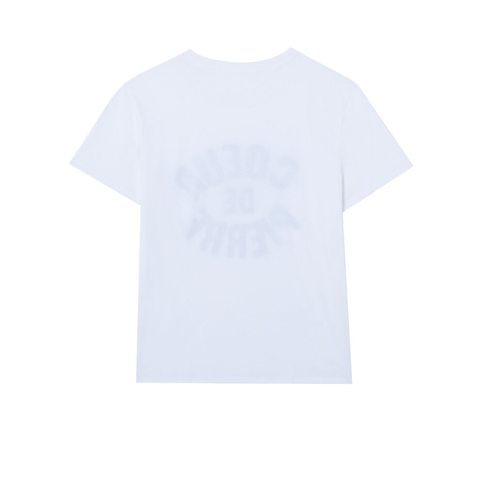 Camiseta con mensaje coeur de pierre - blanca blanco.