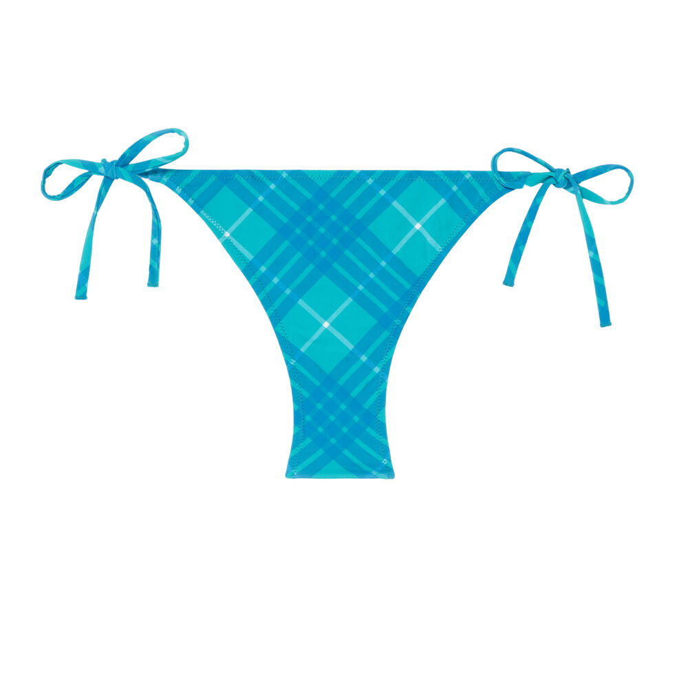 Parte de abajo de bikini con laterales anudados - azul azul.
