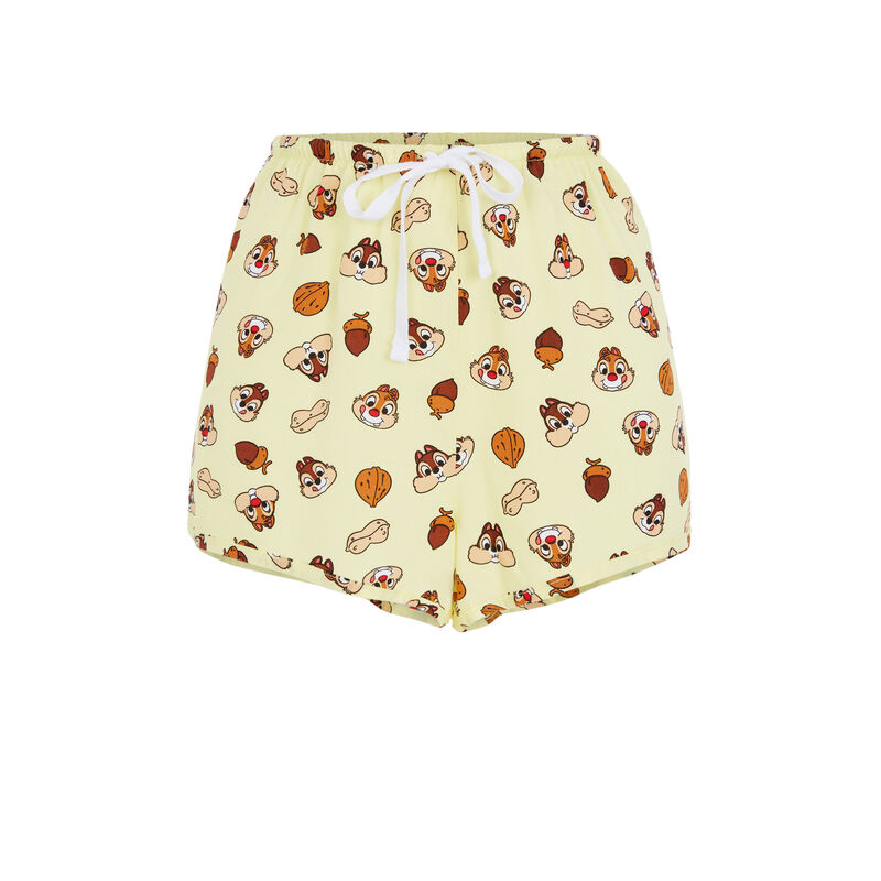 Short con estampado Chip y Chop - amarillo Short con estampado Chip y Chop - amarillo;