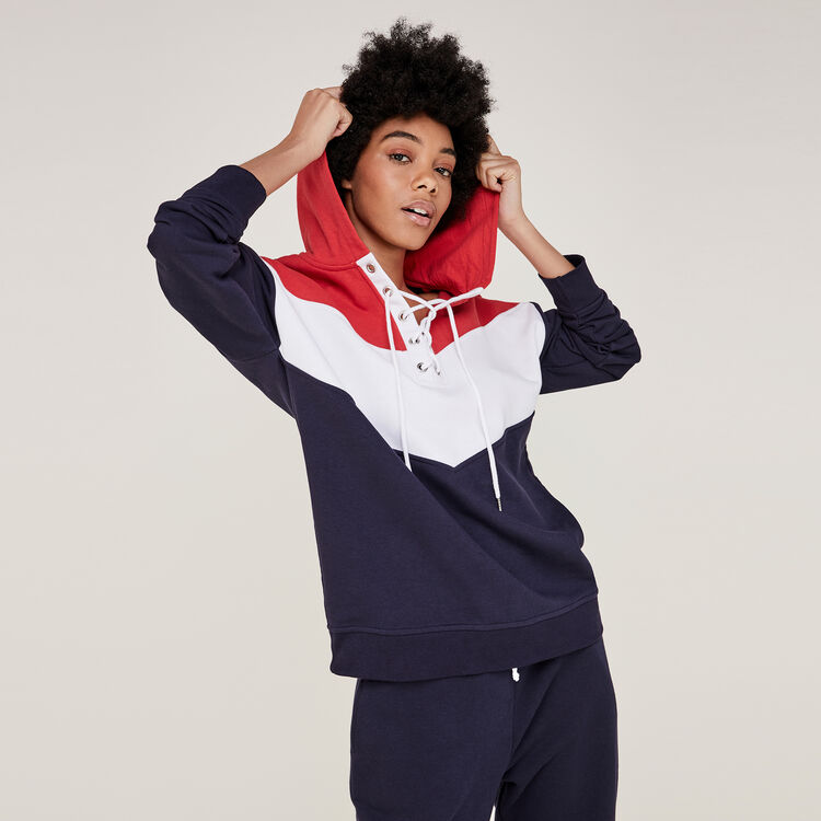 Sweat bleu girlhoodiz blue.