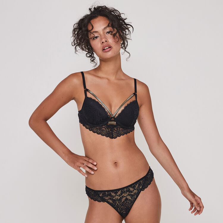 Sujetador push up con detalles de joyitas Naraiz Sujetador push up con detalles de joyitas Naraiz;