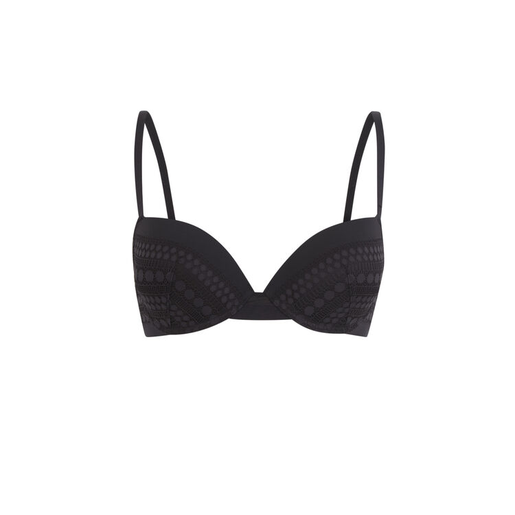 Sujetador push-up negro cupiniz negro.