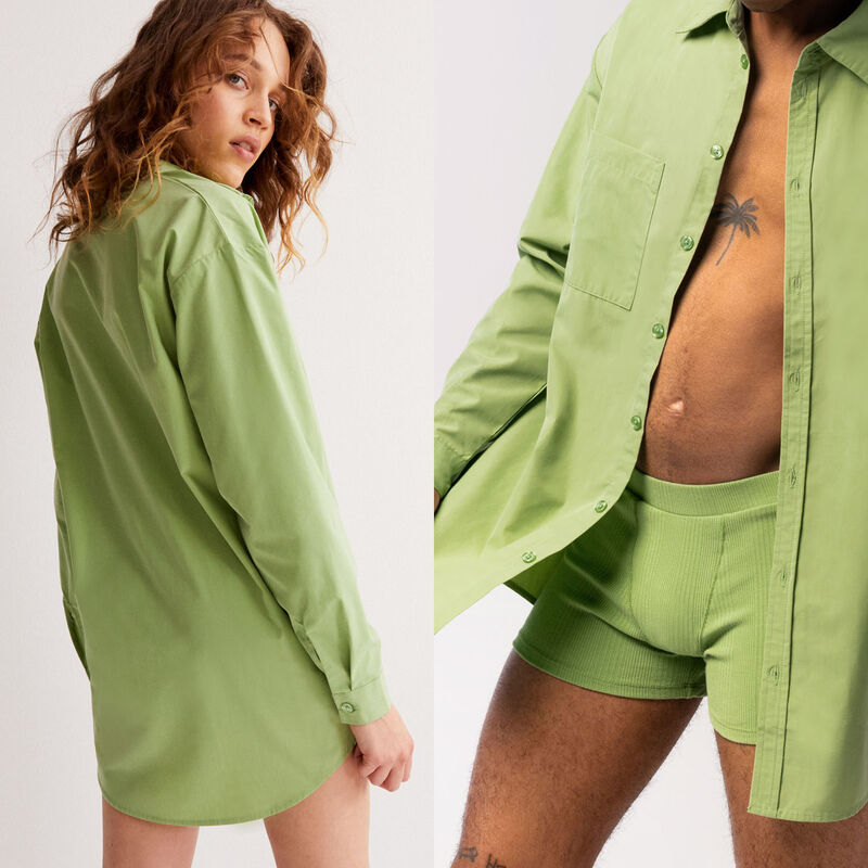 Camisa unisex - verde Camisa unisex - verde;