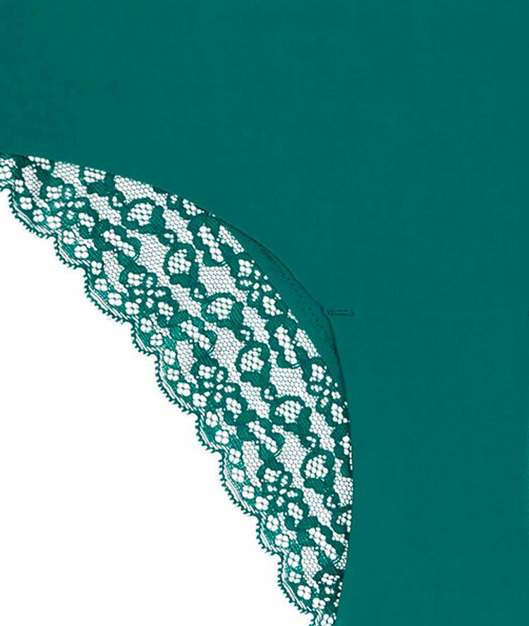 Braguita culotte de microfibra shomiz verde.