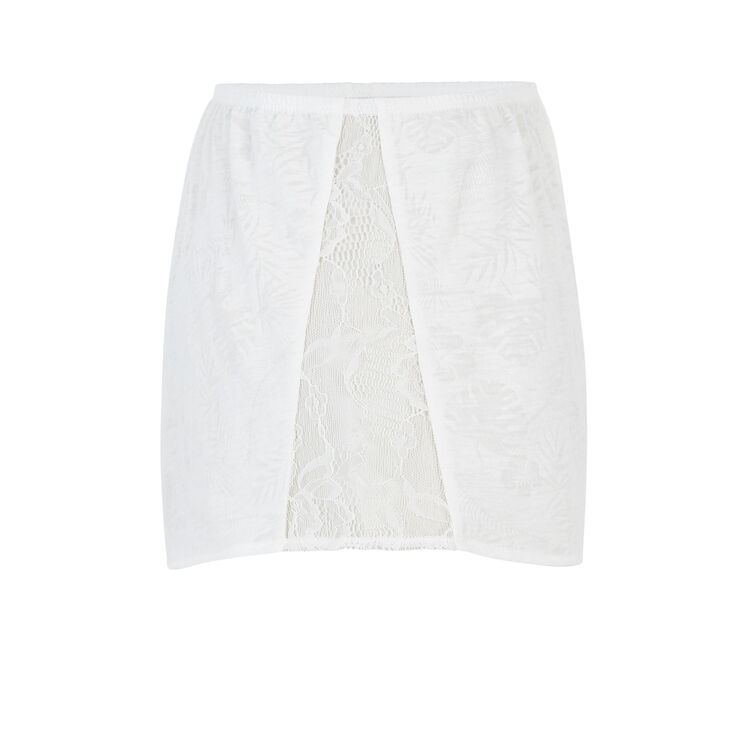 Short blanco tropaliz white.