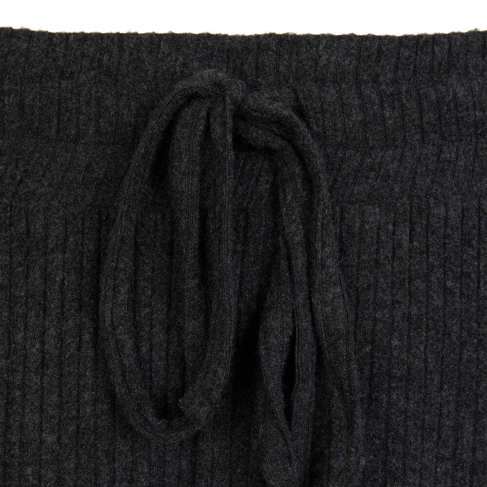 Pantalón ancho - negro negro.