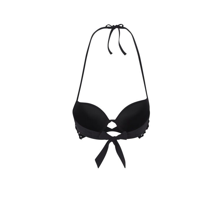Parte de arriba de bikini push-up negro gabiz Parte de arriba de bikini push-up negro gabiz;