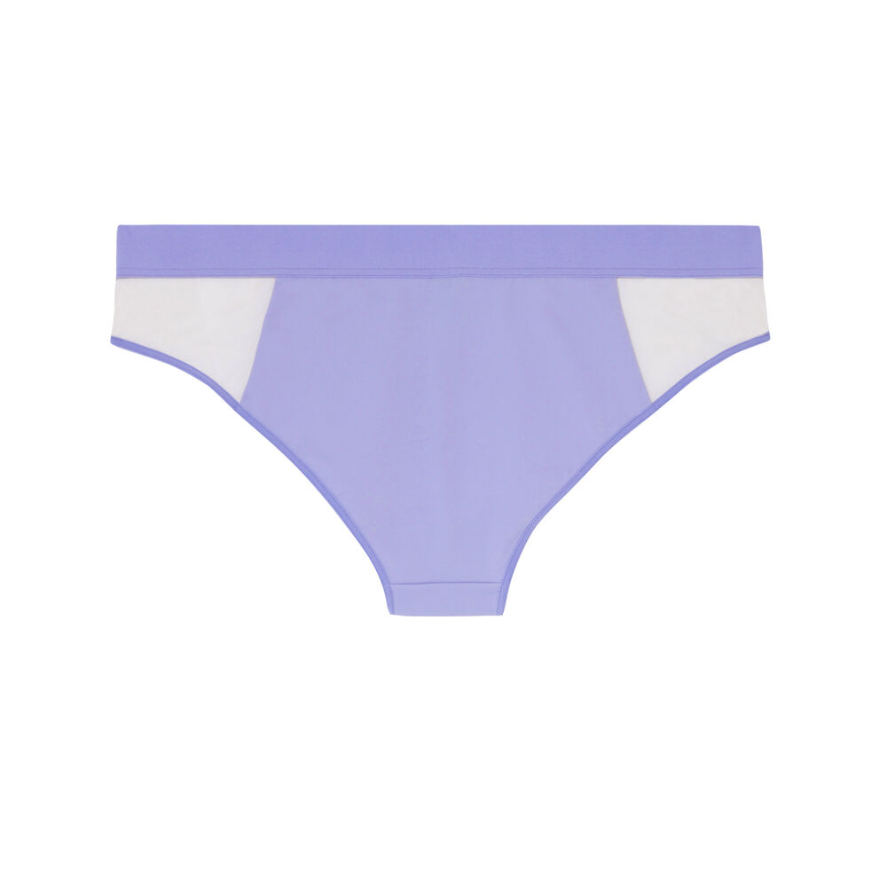 Braguita culotte con banda - azul azul.