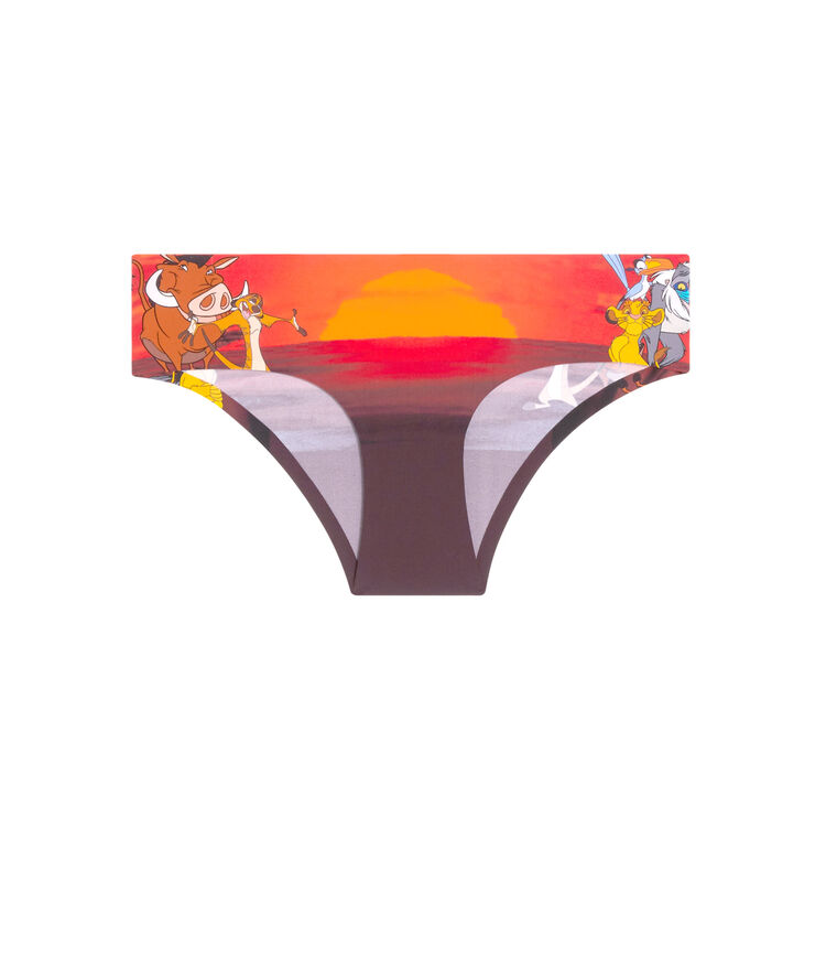 Culotte con estampado de el rey león kinglioniz naranja.