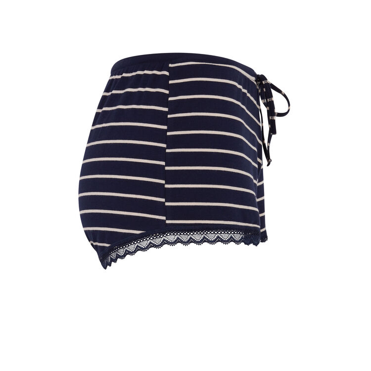 Shorts azul marino rayutiz azul.