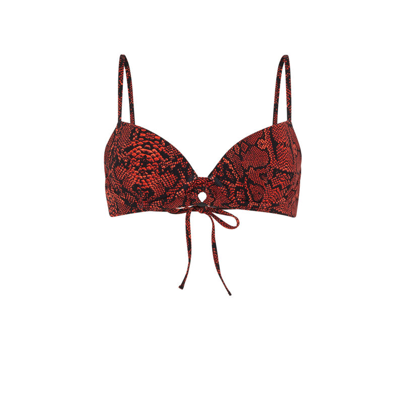 Parte de arriba de bikini de aumento - rojo Parte de arriba de bikini de aumento - rojo;